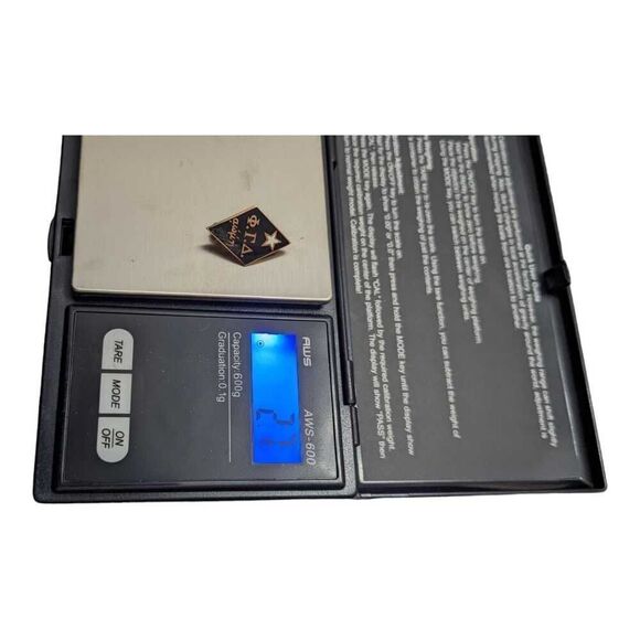 14K Yellow Gold Phi Gamma Delta Fraternity Pin Vintage Sorority - Picture 5 of 5